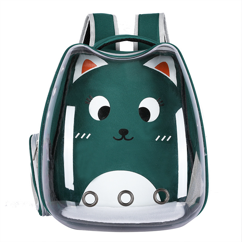 MOCHILA TRANSPARENTE PARA GATO – BOLSO PORTÁTIL Y VENTILADO PARA VIAJES